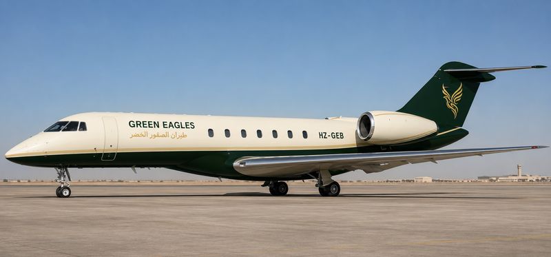 Gold Crest scheme Citation X in profile